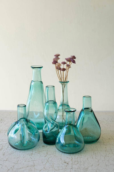 Recycled Bottle Bud Vases