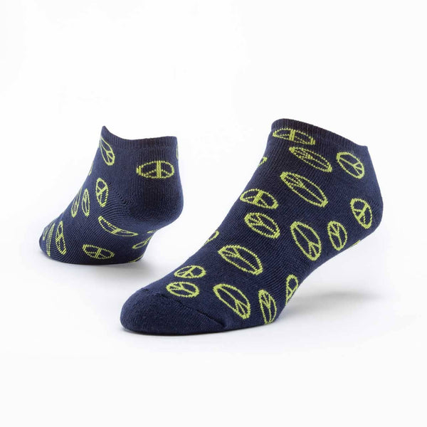 Organic Cotton Peace Footie Socks