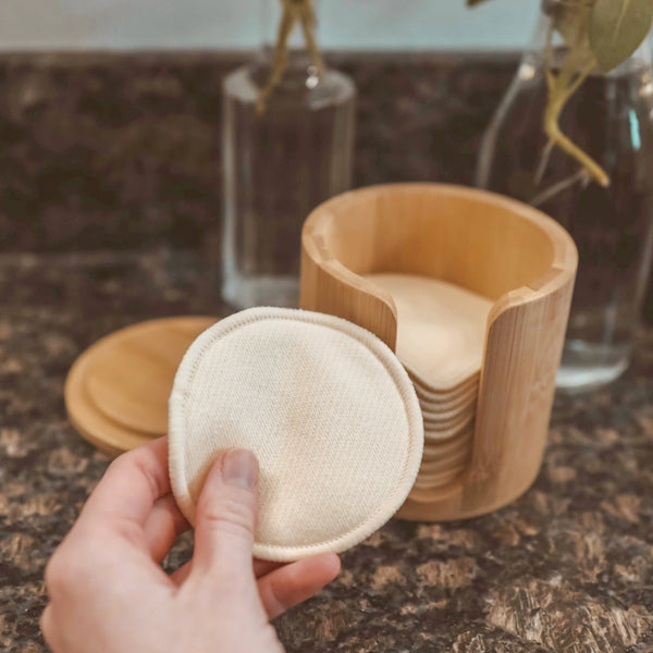 Set of 20 - Reusable Hemp Facial Rounds | Earth Day
