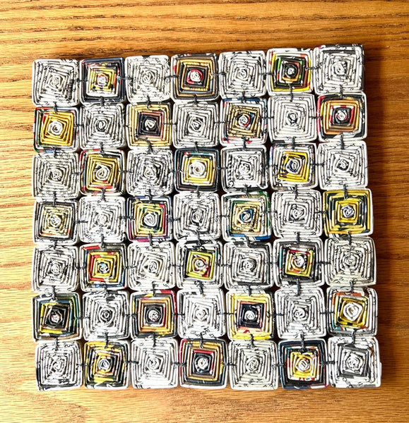 Recycled Paper Trivets by the Lao Disabled Women's Center