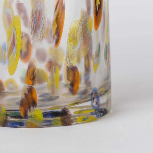 Confetti Cheena Glass Tumbler - 8 oz