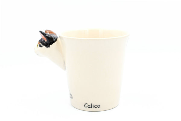 Calico cat mug 10 oz