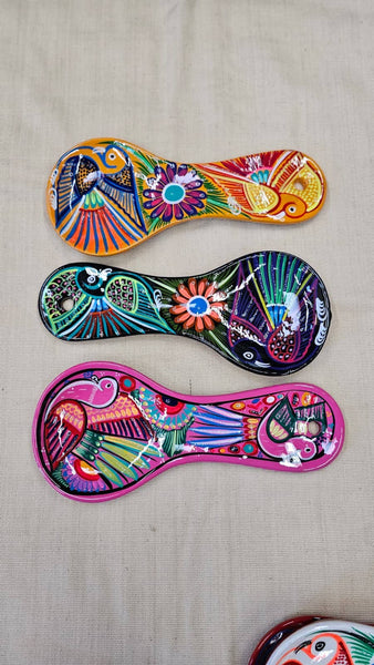 Ceramic dish used as spoon rest  @8in