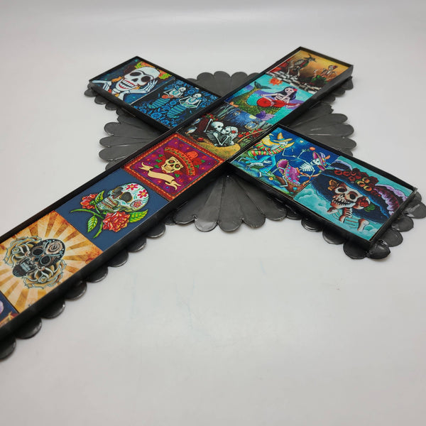Day of the Dead Picture Cross Large