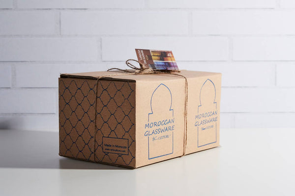 Moroccan Cone Glassware Small - Green