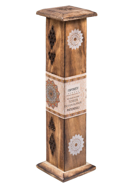 Namaste Scents Mango Wood Incense Tower With Sticks