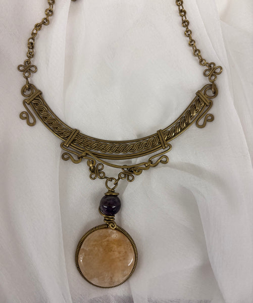 Rose Quartz & Amethyst Necklace