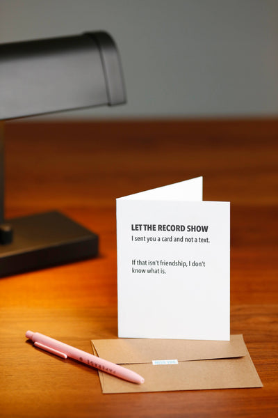 Sent - Funny Friendship Card