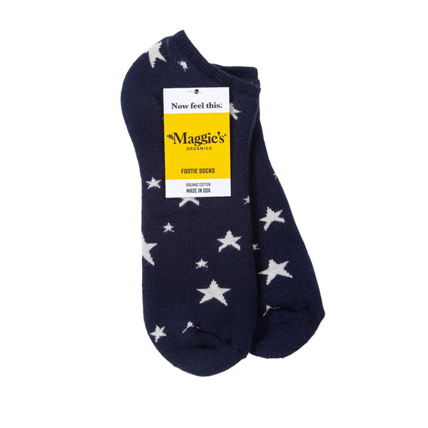 Organic Cotton Star Footie Socks
