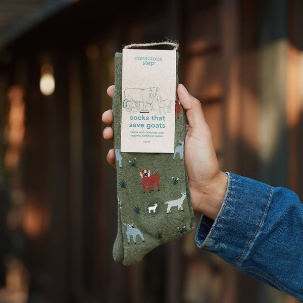 Socks that Save Goats | Gifts for Farm Animal Lovers: Small