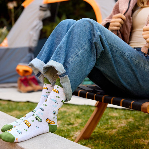 Socks that Protect National Parks (Green Campers) - Medium