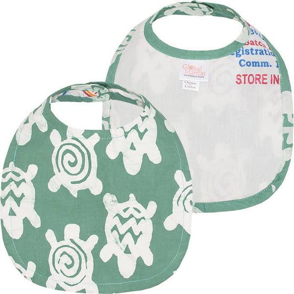 Bib: Turtles - Sage-Organic
