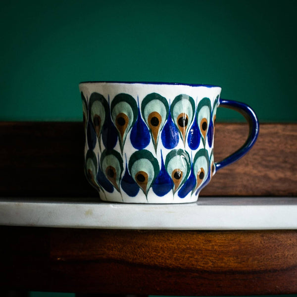 White San Antonio Tea cup