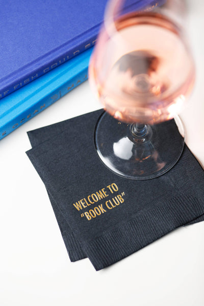 Book Club - Funny Cocktail Napkin