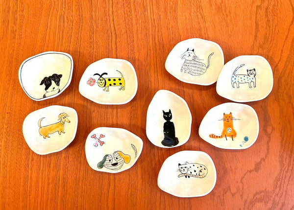 Jewelry Bowls, hand painted in Bat Trang, Vietnam