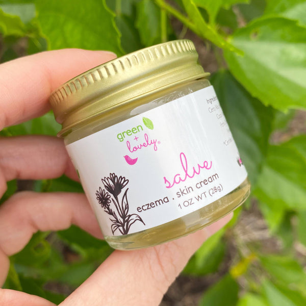 Herbal Calendula Salve, Organic {glass jar} - 1 oz