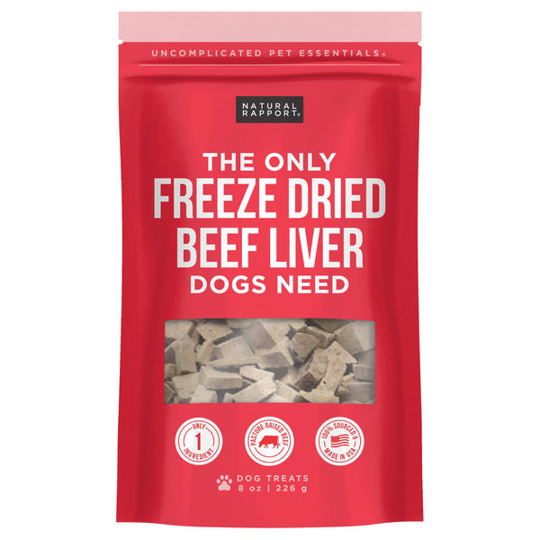 The Only Freeze Dried Beef Liver Dogs Need