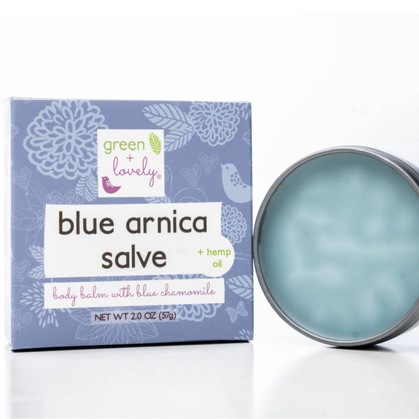 Blue Arnica Salve, Athlete Muscle Rub with Eucalyptus