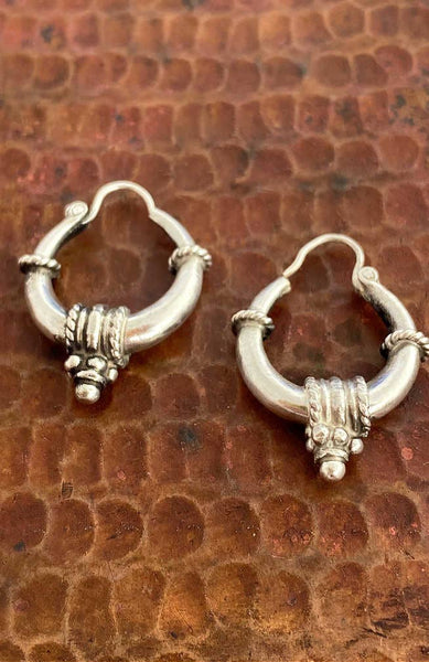 Mongolian Hoop Earrings