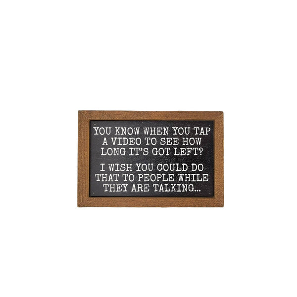 6X4 I Wish You Could Do That To People Funny Home Decor