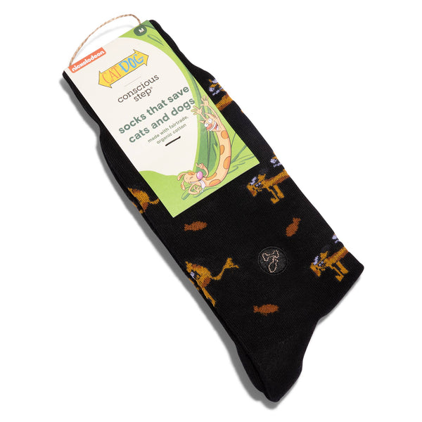 CatDog Socks that Save Cats and Dogs/ Small