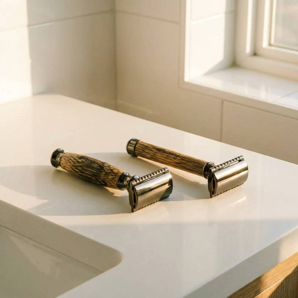 Bamboo Stainless Steel Safety Razor | Earth Day Bestseller