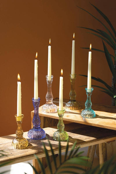 Recycled Glass candleholders