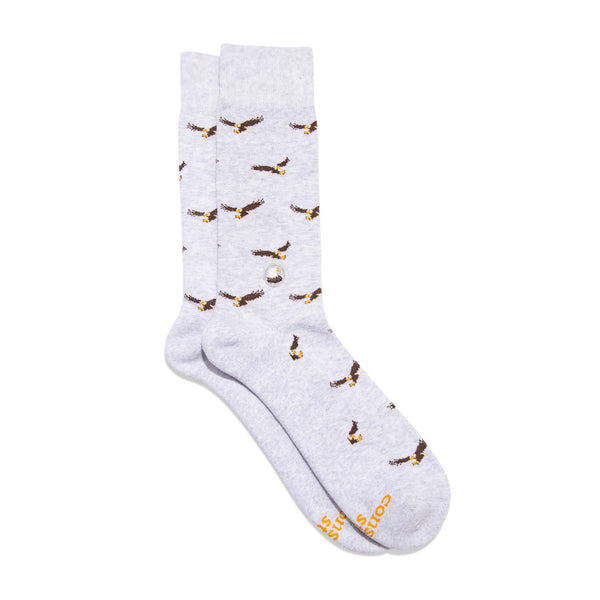 Socks that Protect Bald Eagles- Medium