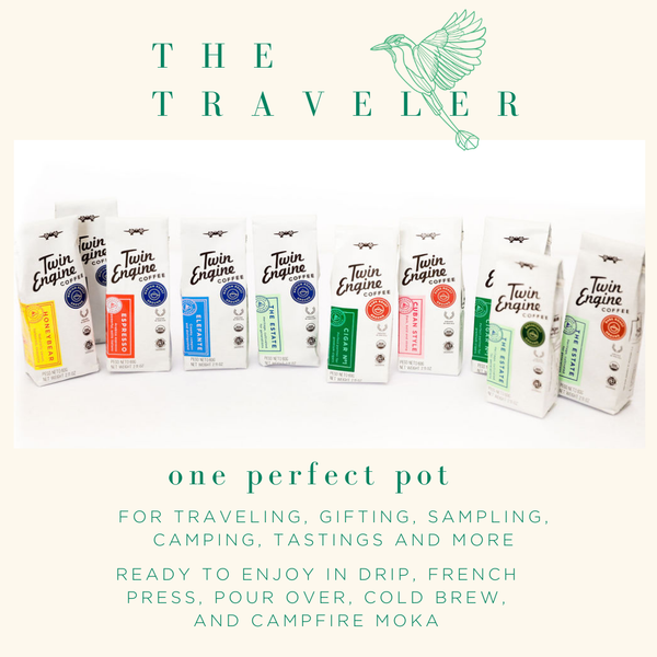 Traveler 1-Pot Organic Specialty Fair Coffee / Honey Bear