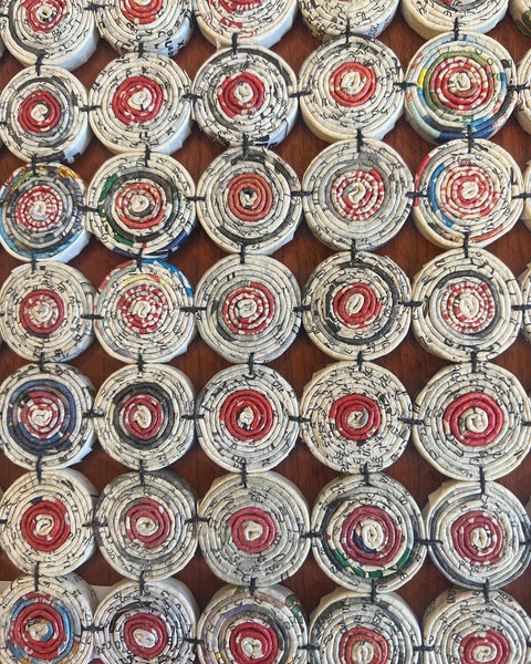 Recycled Paper Trivets by the Lao Disabled Women's Center