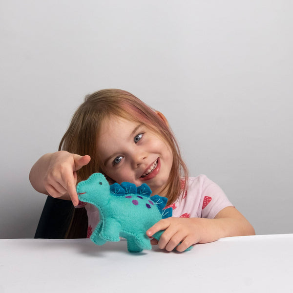 Toys - Dinosaur - Baby Blue - Stegosaurus