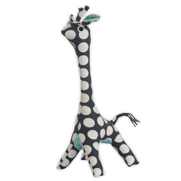 Patchwork Baby Giraffe l Indigo