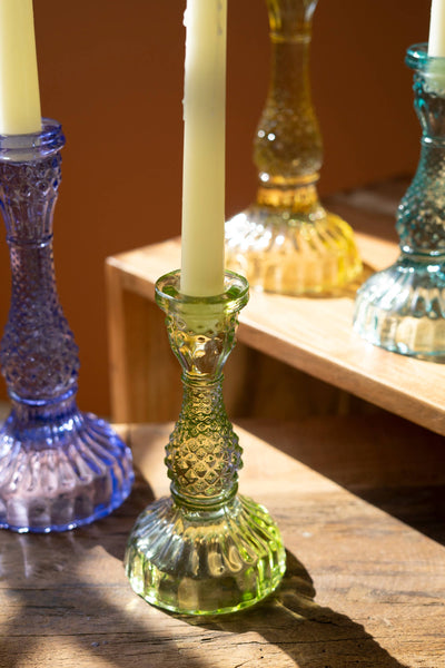 Recycled Glass candleholders