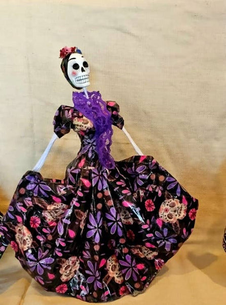 Dancing Skeleton, Paper Mache