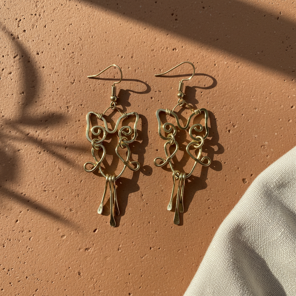Gold Plated Earrings - Smaller Size Owl