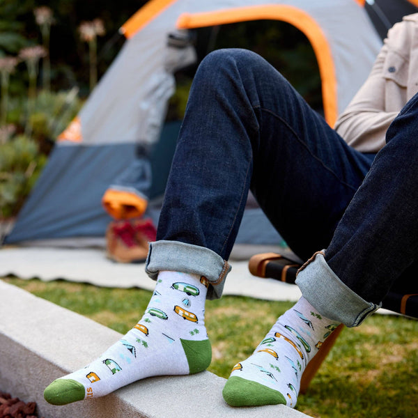 Socks that Protect National Parks (Green Campers) - Medium