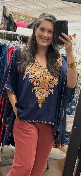 Embroidered Short Tunic