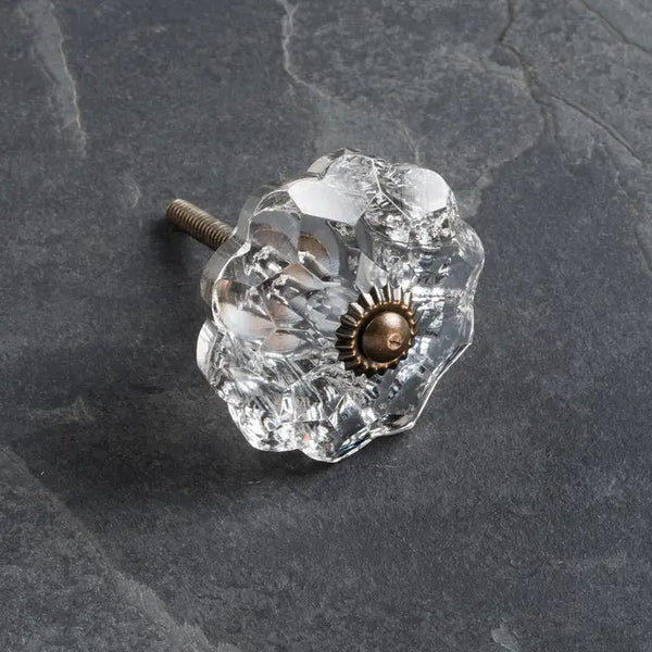 Glass Flower Knob