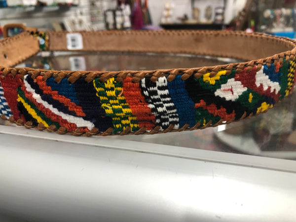 Guatemalan Embroidered Belt