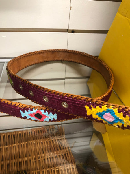 Guatemalan Embroidered Belt