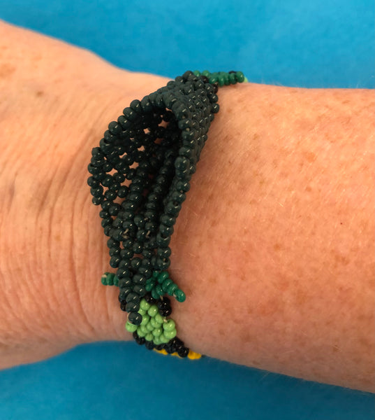 Beaded Calla Lilly Bracelet