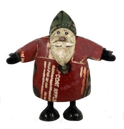 Metal Santa (Recycled Can)