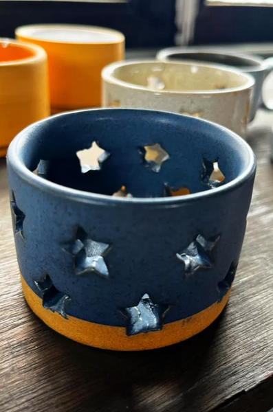 Ceramic Star Tealight