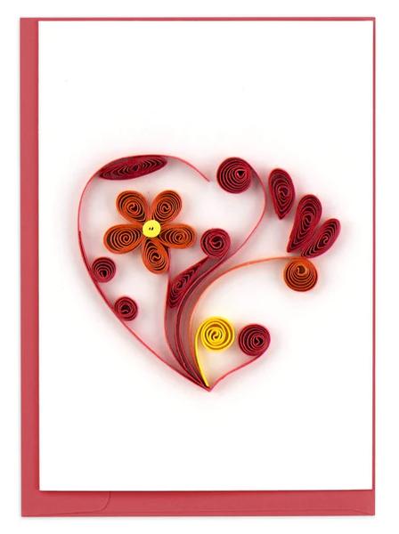 Heart Gift Enclosure Mini Card