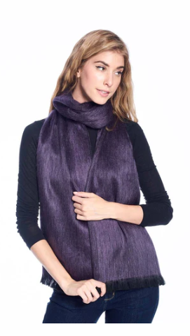 Alpaca Scarf- Plum