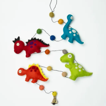 Felt Garland - Dinosaur