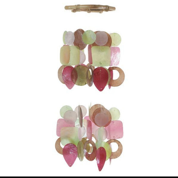 Two Tier Capiz Wind Chime - Lucy