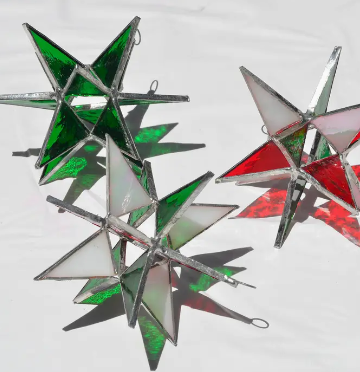 Windowpane  Glass Stars