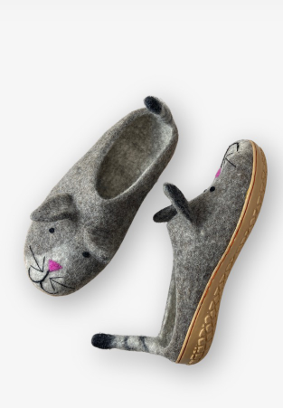 Felted Dog or Cat Slippers