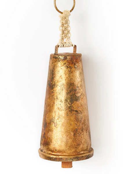 Macrame Medium Wind Chime Cow Bell